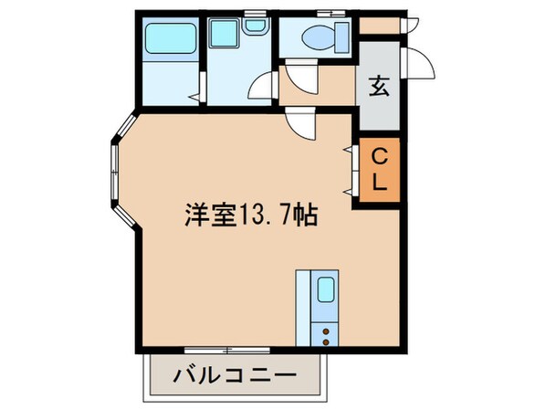 クリスタル小牧の物件間取画像